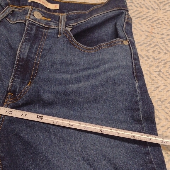 Levi's Women's  Dark Blue High-Rise Wide Leg Jeans,Western,Festival. - Picture 11 of 15